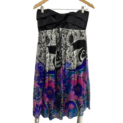 Honey and Beau Womens  Size 12 Strapless Dress 