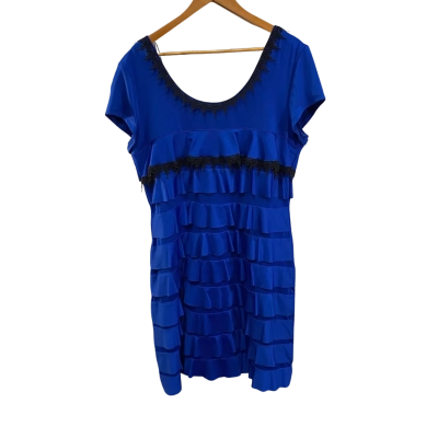 Liz Jordan Womens  Size 16 Navy Dress