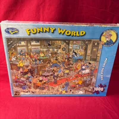 Holdson Funny World "The Dog Show" 1,000 Piece Jigsaw
