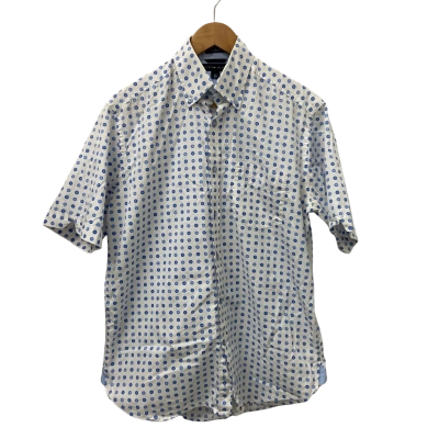 Tommy Hilfiger Mens  Size S Short Sleeve Shirt Blue / White 
