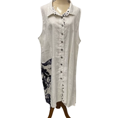 Taking Shape Womens  Size 20 Sleeveless Top White 