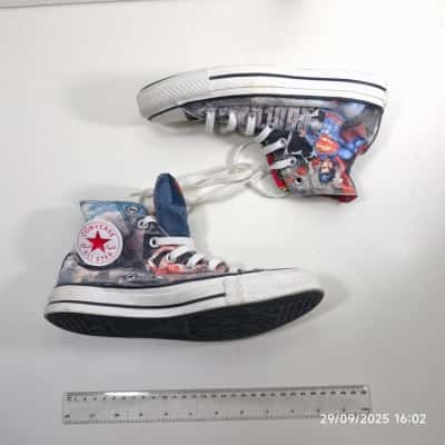 Converse Unisex Size 5w/7m Sneakers Superman High Top PreOwned 