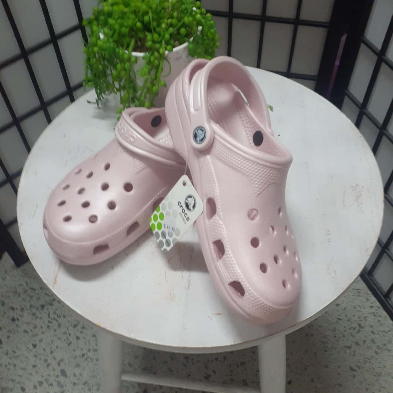cotton candy crocs