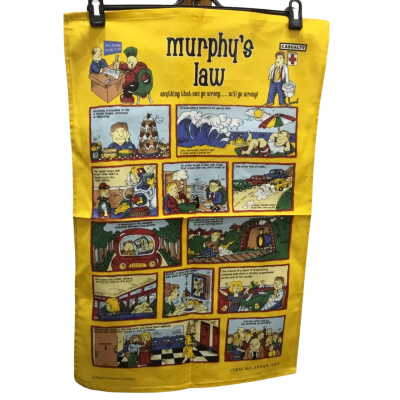 Murphy’s Law 100% Cotton Tea Towel