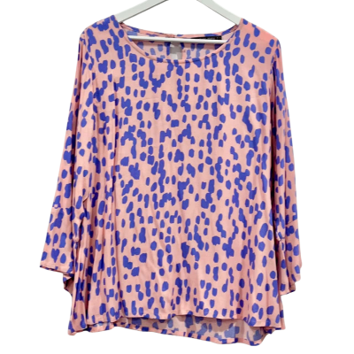 Mister Zimi Size 16 Long Sleeve Top Pink  / Purple 