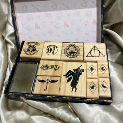 Harry Potter Hogwarts Rubber Stamp Set