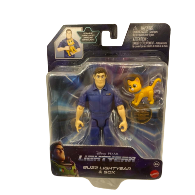 Mattel Disney Buz Lightyear & Sox figurine 