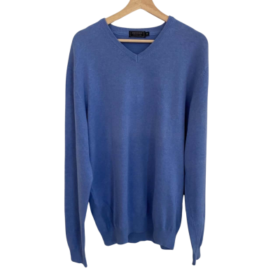 Prodigy Mens Size M Crew Neck Jumper Blue 