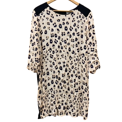Seed Heritage Leopard Print Shift Dress Size 14