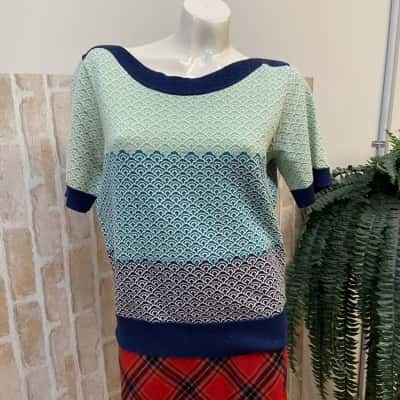 King Louie Tee  Size XL Blue / Green 