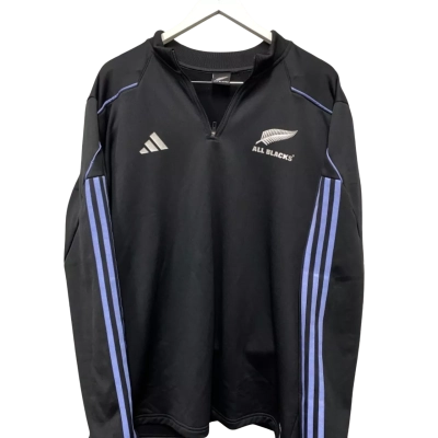 Adidas ALL BLACKS AEROREADY Mens Warming Fleece Top