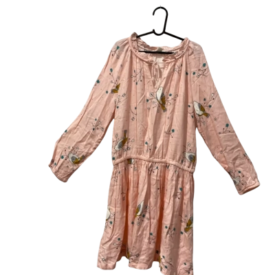 Kids Country Road Pink Bird Dress  Size 10   