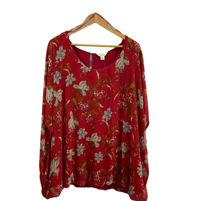 Womens Beme Elbow Sleeve W.Top Size 26 Red Roma