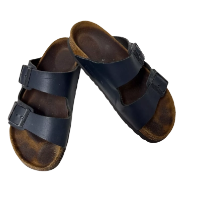 Birkenstock  Size 37 Sandals Navy Blue worn condition 