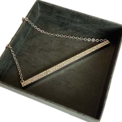  Womens Park Lane Silver Necklace 