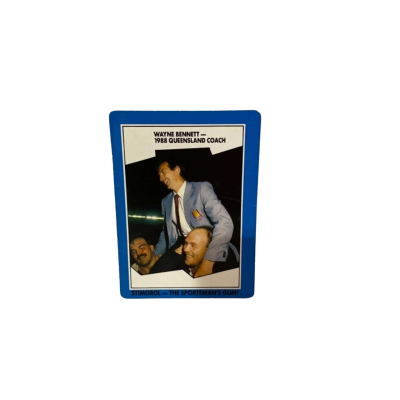 Wayne Bennett 1989 Stimorol Rugby League Card