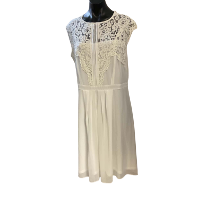 City Chic Womens  Size 14 Cocktail Dress White 