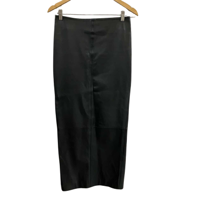  Womens  St.Agni Size Leather Column Skirt Size XS Black  
