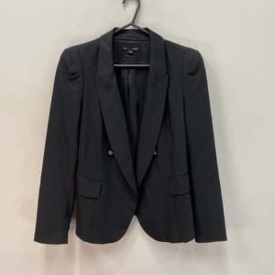 Saba Womens  Size 10 Blazer Black  