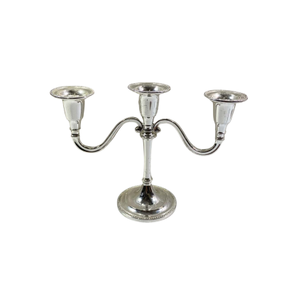Silver-Plated candelabras 3 light