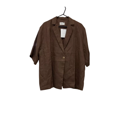 Dissh Women’s Nala Fondant Linen Resort Shirt Size 16 