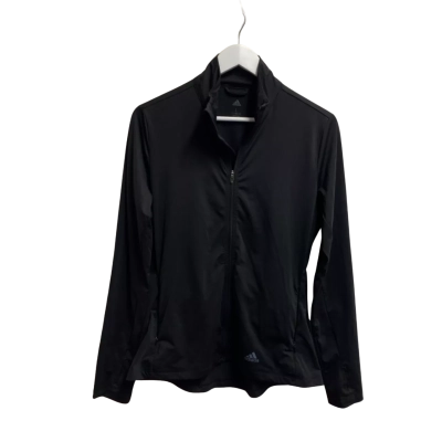 Adidas Womens  Size L Sweater Black Front Zipper