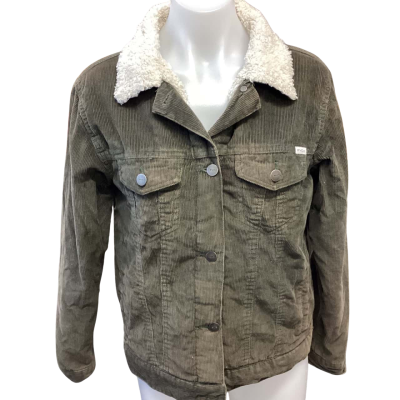 RVCA - Corduroy Jacket - Size 10 Brown 