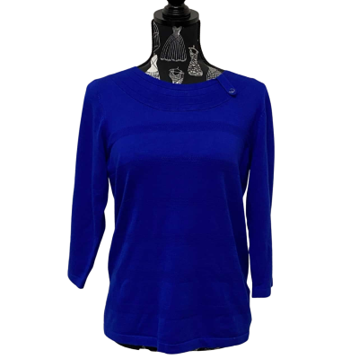 Noni B Womens  Size S Jumper Blue 3/4 Sleeves BNWT
