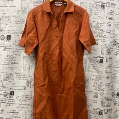 Country Road Womens  Size 6 Short Sleeve Top Burnt Orange 