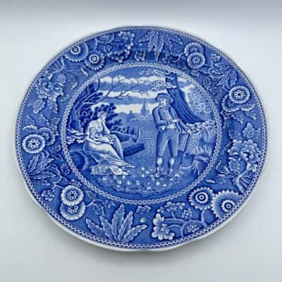 The Spode Blue Room Collection "Woodman" Plate