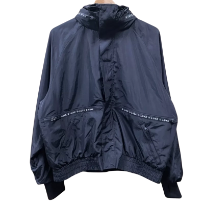 Decjuba D-LUXE Active Black Bomber Jacket Size L