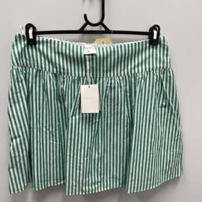 Steele Womens  Size XL Mini Skirt Pinstriped 