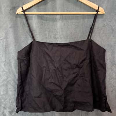 Assembly Label Womens  Size 12 Singlet Top Black  