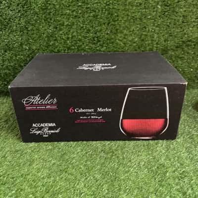 Atelier Stemless Cabernet 670ml Glasses x 6 (Boxed)