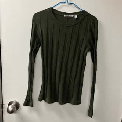 Country Road Womens  Size XS Long Sleeve Top Green 
