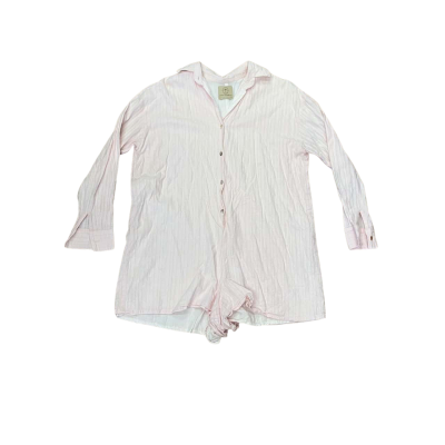 Indian Summer Co 100% Cotton Pink Jumpsuit Size XS