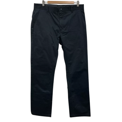 Tarocash Mens Size 34 Chinos Navy Blue