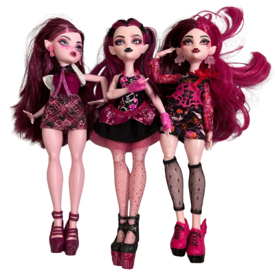 Monster High Dolls x 3.