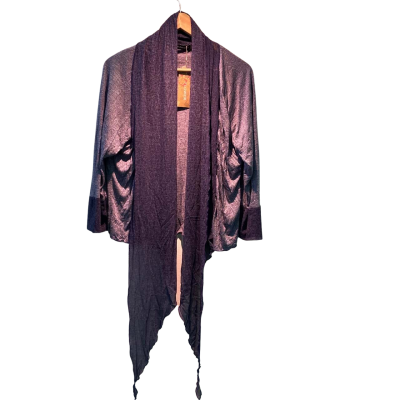 Flower Womens  Size 18 Cardigan Purple 