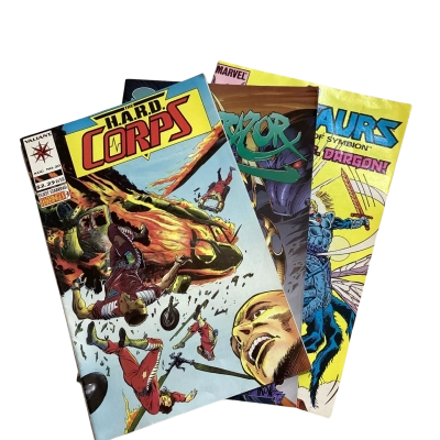 3 comic books