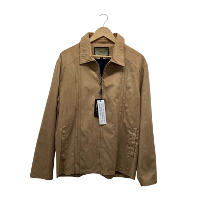 Edgemont Mens Size L Machine Washable Suede BNWT