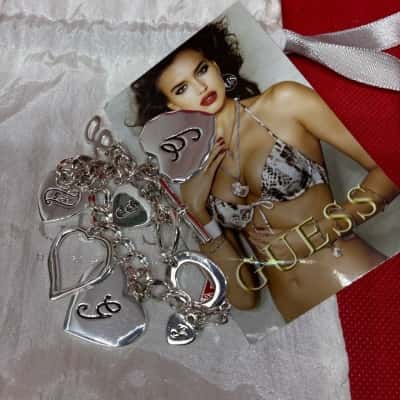 Guess Womens Bracelet Silver metal fashion jewellery 