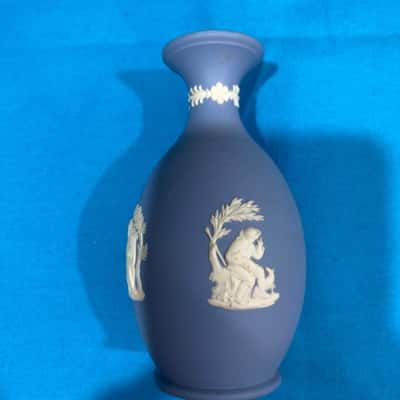 Wedgwood- blue vase