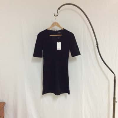 Bardōt Women's  Size 6 Short Sleeve Dress  Black  