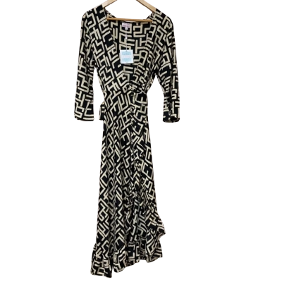  BNWT Cienna Womens Size S Silk/Polyester wrap dress RRP $139