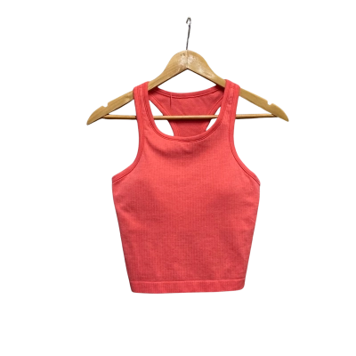 Lululemon Womens  Size M Cropped Top Coral 