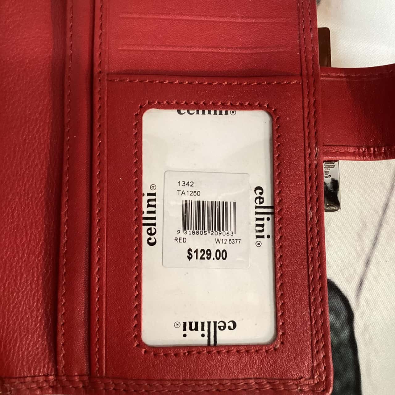 Cellini Womens Cow Hide Leather Wallet Red BNWT(s)