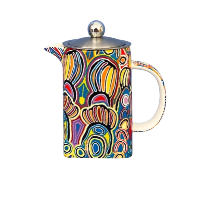 Alperstein Designs Judy Napangardi Watson Fine Bone China Teapot With Infuser