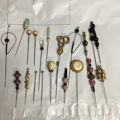 21 Vintage Hat Pins