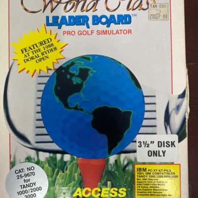 Vintage World Class Leader Board Pro Golf Simulator 